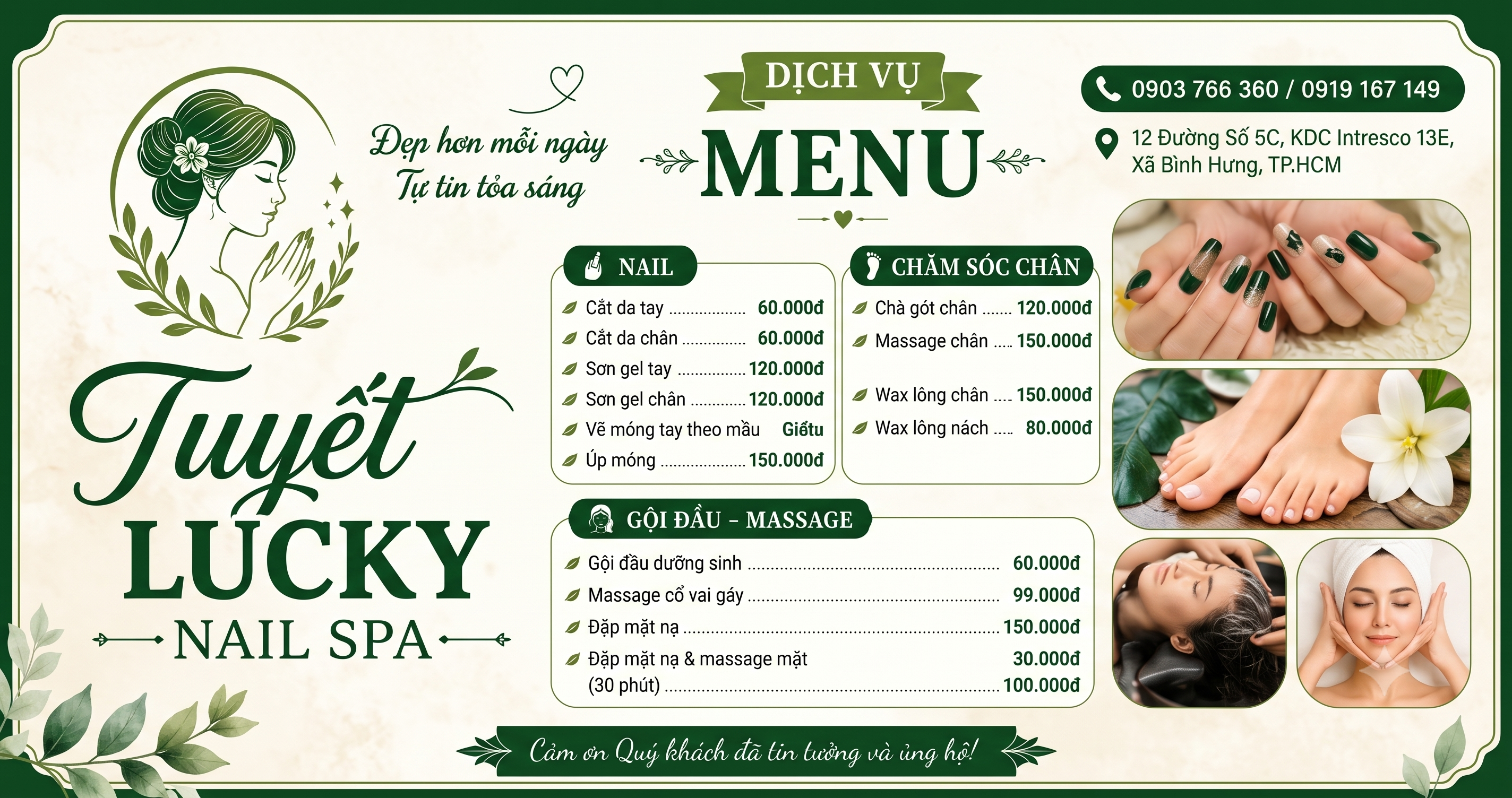 TUYẾT LUCKY NAIL - SPA 